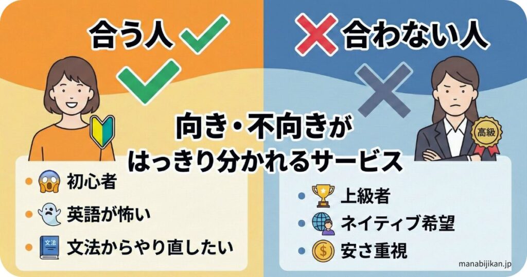 合う人・合わない人